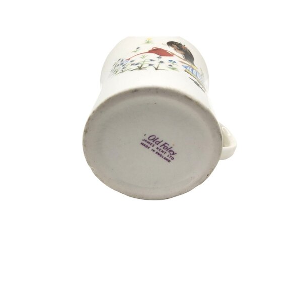 vintage 1960s old foley james kent inc "miss muffet nursery rhyme" porcelain cup - Picture 4 of 4